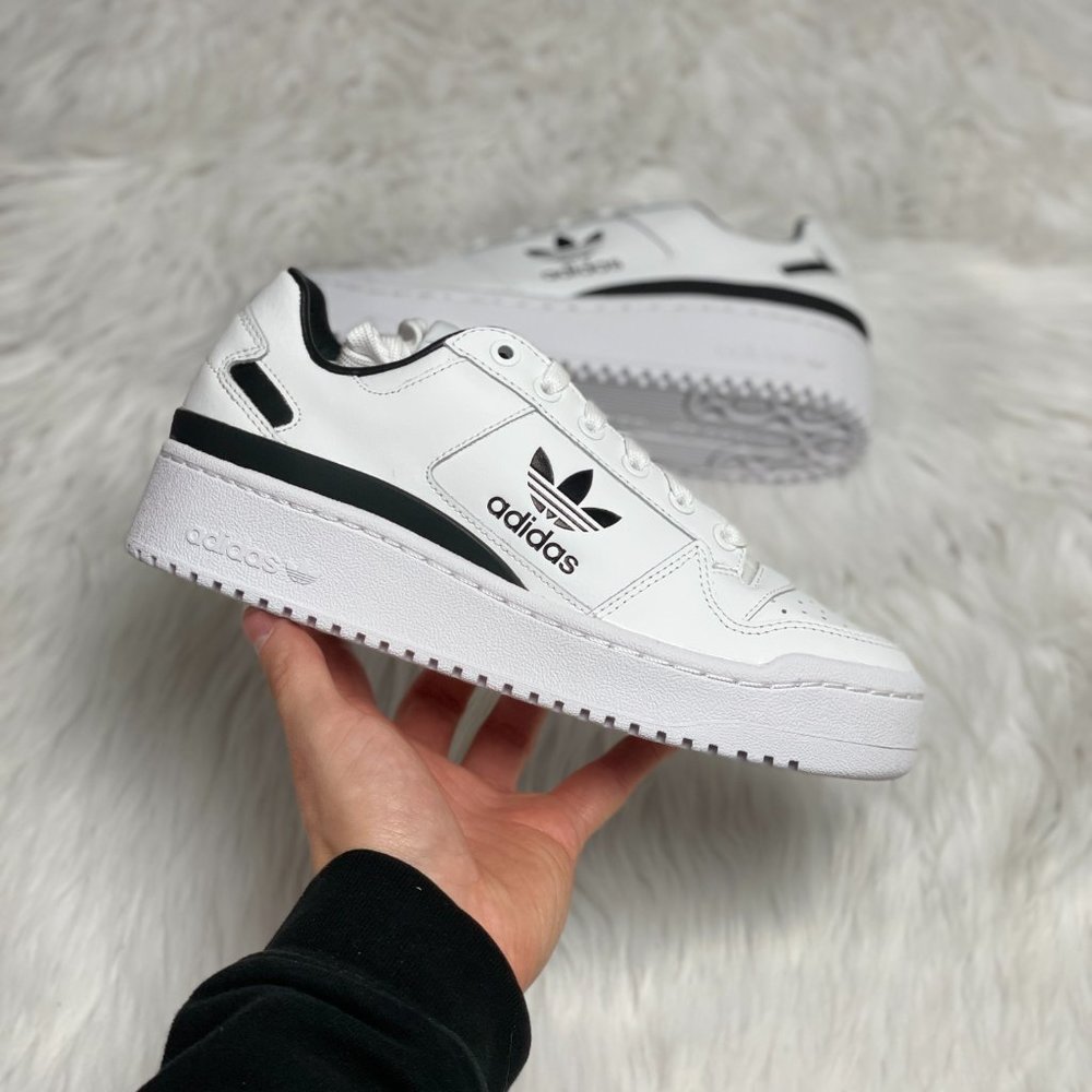 adidas White and Black Athletic Shoes